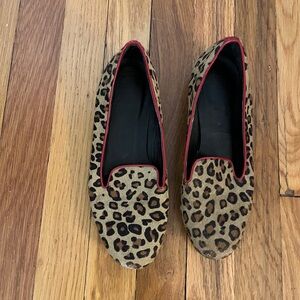 Leopard Print Women's Loafers